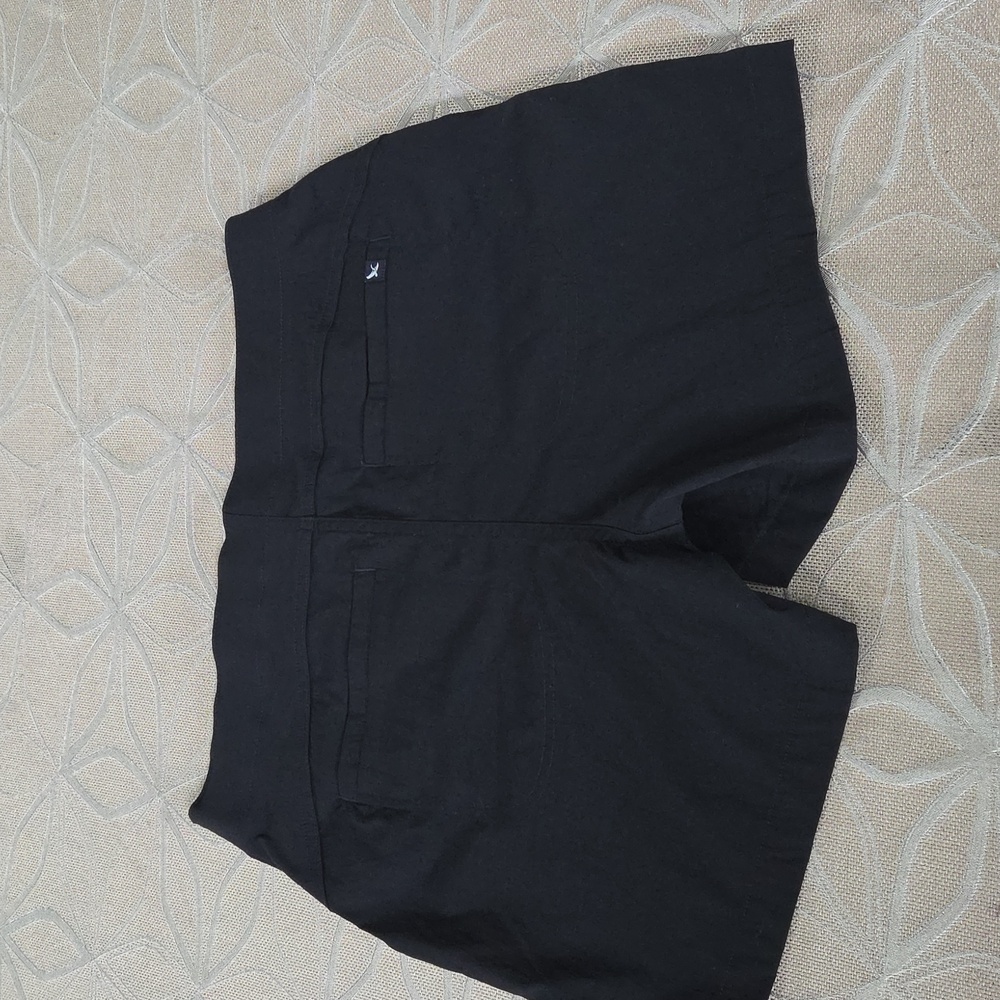 Eddie Bauer Black Flat Front Shorts! - Picture 2 of 9